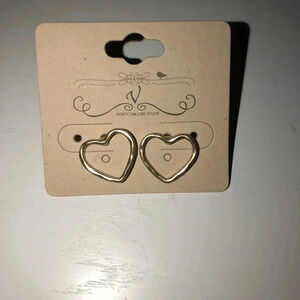 Heart earrings by foxy collection